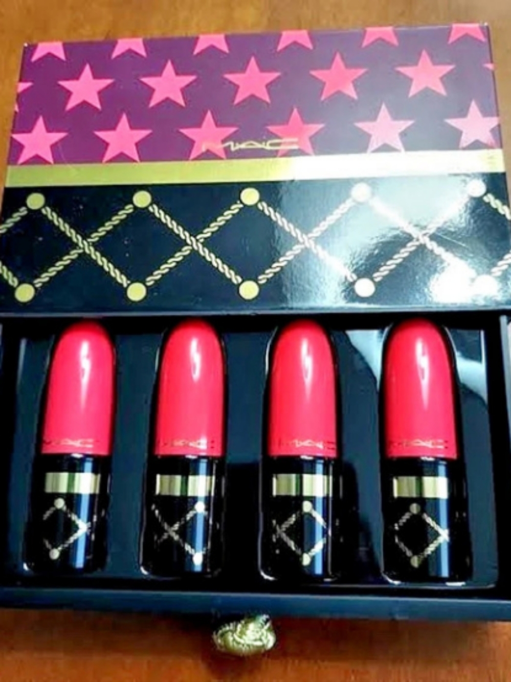 MAC Lipstick Set Pink 4-Piece NWT